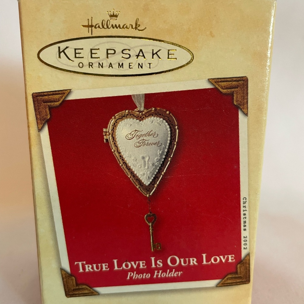Hallmark Keepsake Heart Ornament with Gold and Red